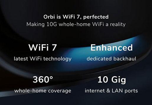 Orbi RBE973S Features 10000 sq ft WiFi Coverage, 27 Gbps Streaming Speed