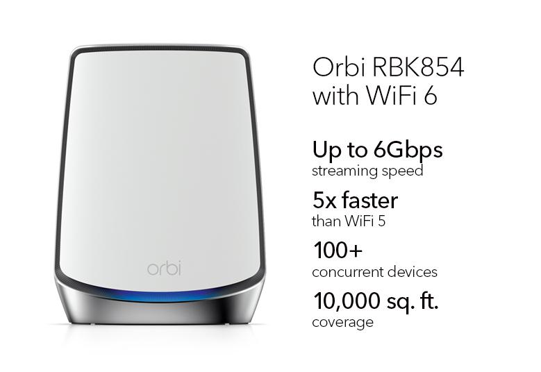 Orbi Tri-Band WiFi 6 Mesh System