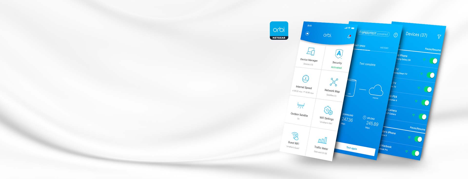 Orbi App with Armor