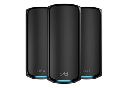 Orbi RBE970 Expand coverage by up to 3,300 sq. ft. by adding Orbi WiFi 7 satellites to your 970 Series system