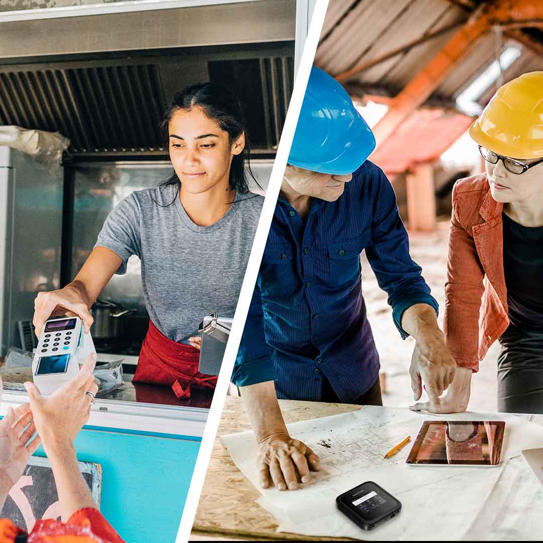 ULTRA-FAST, RELIABLE 5G INTERNET THAT GOES TO WORK